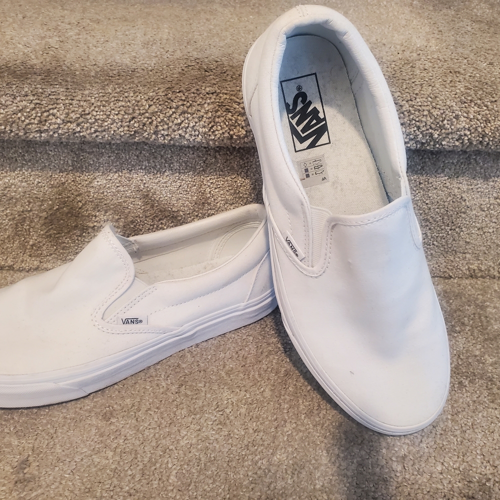 Vans Classic White Slip-On Shoes